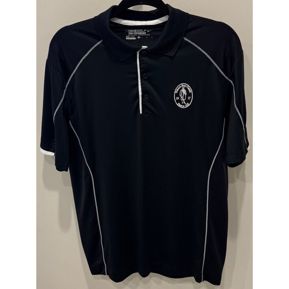 French Lick Golf Resort Donald Ross - Nike Golf Shirt - Men's Medium - Black